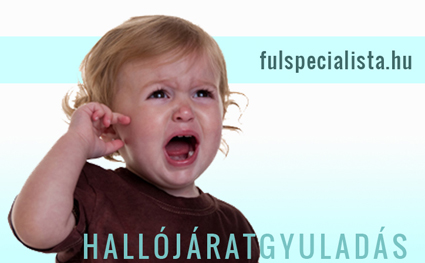 hallójárat gyulladás fülbetegség  gyerekkorban